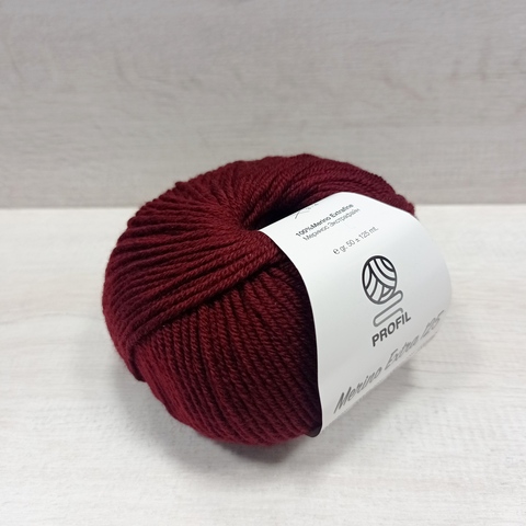 Пряжа Merino Extra 125 ( Мерино экста 125). Цвет: бордовый 105