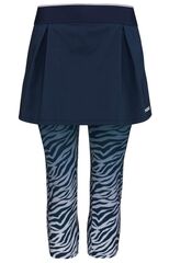 Теннисная юбка Head Dynamic 3/4 Tights Skort W - dark blue/print vision