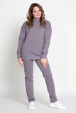 Утепленный спортивный костюм для беременных и кормящих 16034 дымка