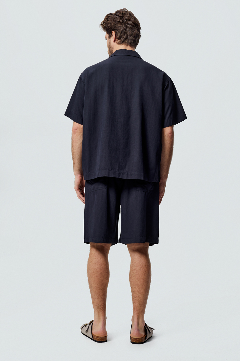 Синий костюм-тройка HEATHEN