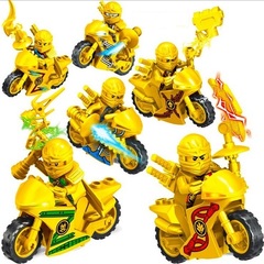 Минифигурки Ниндзяго Золотые ниндзя на мотоциклах серия 176