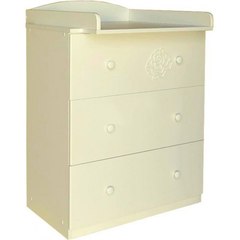 Комод детский Розали съемный пеленальный стол (слоновая кость)