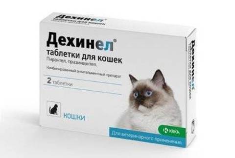 Дехинел для кошек таблетки