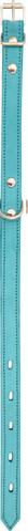 ЗооЭкспресс ошейник COLOR LINE 1сл 14 мм нубук/фетр бирюзовый длина 27-36 см