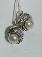 Микрон (серьги из серебра)