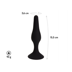 Анальная пробка Gravity, цвет черный (CORE)