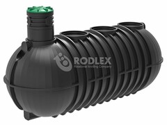 Резервуар пожарный ModulTank PR 20 наземный Родлекс цилиндрический 20000 л. горизонтальный (2400x5990x2500см;932кг;черный) - арт.559899