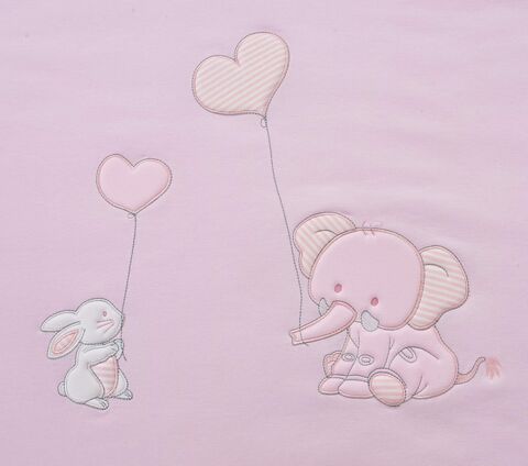 Одеяло детское 90х120 Sofi De MarkO Слоник розовое