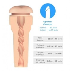 Мастурбатор Feel Stroker от KIIROO анус (светло-бежевый)