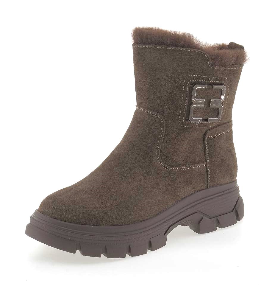 Ботильоны женские TOFA 604266-6 коричневые