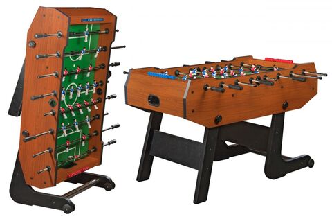 Игровой стол Weekend - футбол складной Maccabi (140x75x89, орех)