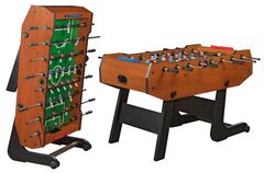 Игровой стол Weekend - футбол складной Maccabi (140x75x89, орех)
