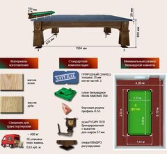Бильярдный стол для пула 