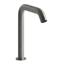 Gessi 316 FLESSA Смеситель для раковины, электронный, с кран-фильтром для регулировки температ и напора воды, высота излива 230 мм, цвет Steel Brushed 54080#239 фото