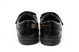 Ботинки на липучках для мальчиков Лель (LEL) из натуральной кожи цвет черный. Изображение 9 из 17.