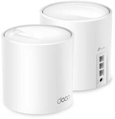 TP-Link Deco X50(2-pack) Домашняя Mesh Wi-Fi 6 система AX3000, до 574 Мбит/с на 2,4 ГГц + до 2402 Мбит/с на 5 ГГц