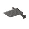 Cezares SLIDER-VDSET-GM SLIDER-VDSET-GM Душевой комплект встраиваемый с изливом (смеситель, верхний душ, ручной душ со шлангом, излив, штуцер с держателем), оружейная сталь