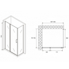 Abber Sonnenstrand AG04130S-S75 Душевой уголок, 130x75x195, цвет: хром