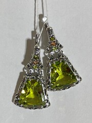 Ливадия (серьги из серебра)