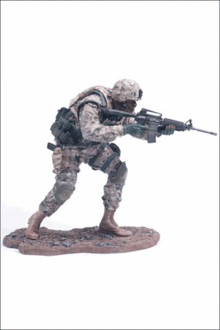 Милитари фигурка Боец корпуса морской пехоты Армии США — Military Series 1 Redeployed Marine Corps Recon