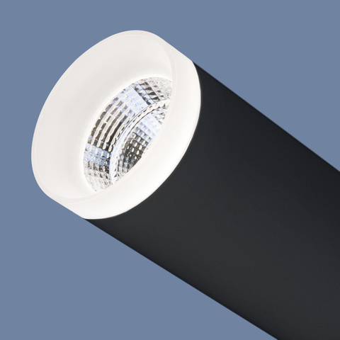 Накладной потолочный светильник DLS022 9W 4200K черный матовый