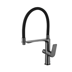 Смеситель для кухни со встроенным фильтром HAIBA HB76816-3 графит