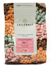Шоколад со вкусом клубники Callebaut, 2,5 кг