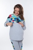 Спортивный костюм для беременных и кормящих 08957 цветной