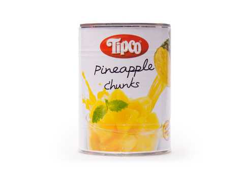 Консервированные ананасы кусочки в ананасовом соке, 580мл