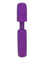 Фиолетовый мини-вибратор POWER TIP JR MASSAGE WAND - 