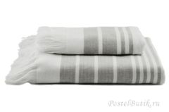 Полотенце 100х180 Hamam Marine Towel серое