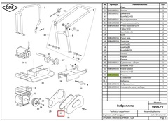 Ремень виброплиты DDE 13х686Li VP55-CK (908-689-035)