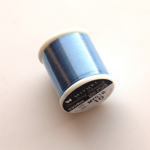 Голубой. Нитки для бисероплетения Miyuki.