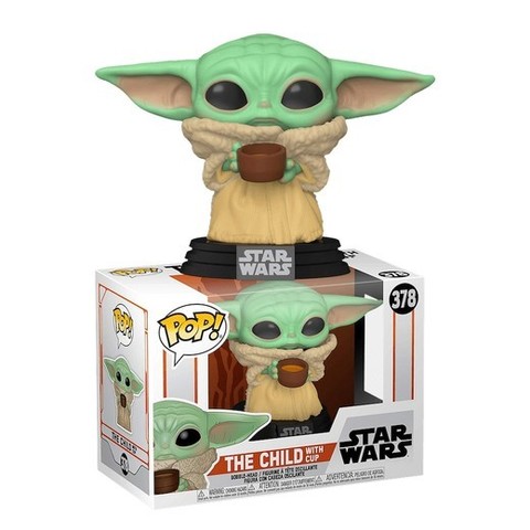 Funko POP: Star Wars The Mandalorian – The Child with cup (Baby Yoda 378)
