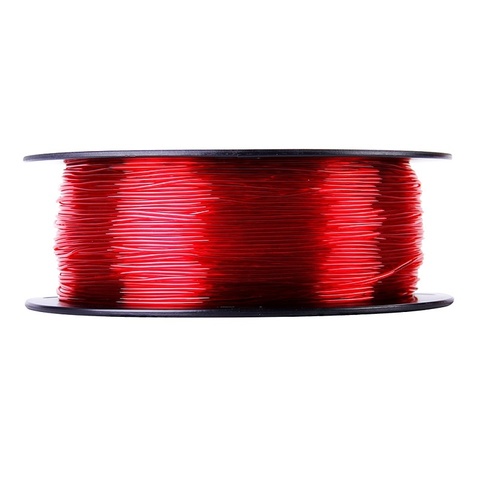 Катушка пластика eTPU-95A Esun, 1.75 мм, 1 кг, прозрачно красная