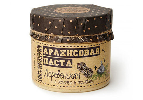 Паста арахисовая с зеленью и чесноком Благодар, 300г
