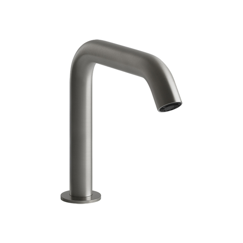 Gessi 316 FLESSA Смеситель для раковины, электронный, с кран-фильтром для регулировки температуры и напора воды, цвет Steel Brushed 54081#239