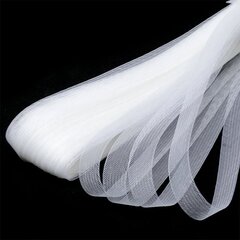 Кринолин, лента регилин, сетка жёсткая, ш. 2,5 см, белый