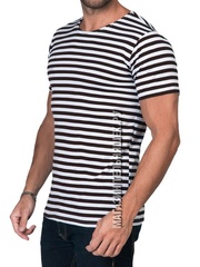 Купить подарок на 23 февраля - Магазин тельняшек.ру 8-800-700-93-18Футболка-тельняшка прямая (черная полоса) в Магазине тельняшек