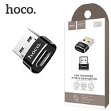 Переходник Type-C на USB 2.0 Hoco UA6 (Черный)