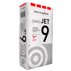 Шпатлевка для внутренних работ полимерная Dano Jet 9 20 кг