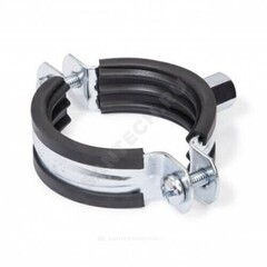 Хомут крепежный сталь оц с резиновой прокладкой Дн 50 М8 б/к Rehau 11205041001