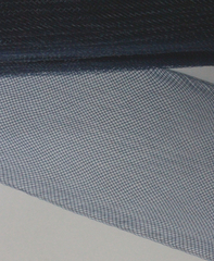 Лента регилин, сетка, ш. 7,5 см, тёмно-синий