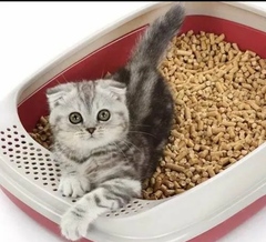 Наполнитель для кошачьего туалета древесный пеллеты 15 кг