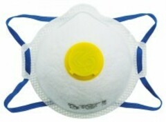 Полумаска фильтрующая формованная FFP1, полипропиленовая, 3-х слойная, 12315---