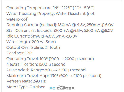 Сервопривод Savox SH-0256 Plus (3.9-4.6 кг/см, 0.21-0.16 сек/60°, 15.8 г)