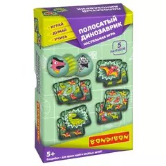 ПОЛОСАТЫЙ ДИНОЗАВРИК Bondibon 5+