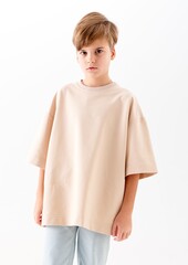 Футболка Oversize BEIGE