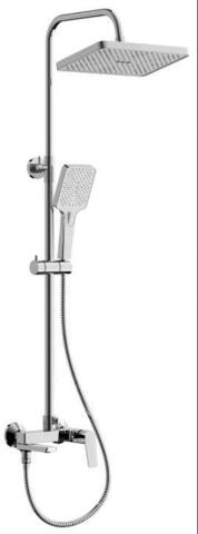 Душевая система тропический душ BELZ B24715 латунь, хром