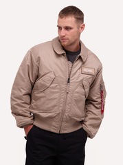 Куртка Alpha Industries CWU 45/P Vintage Khaki (Бежевый)